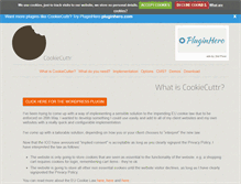 Tablet Screenshot of cookiecuttr.com